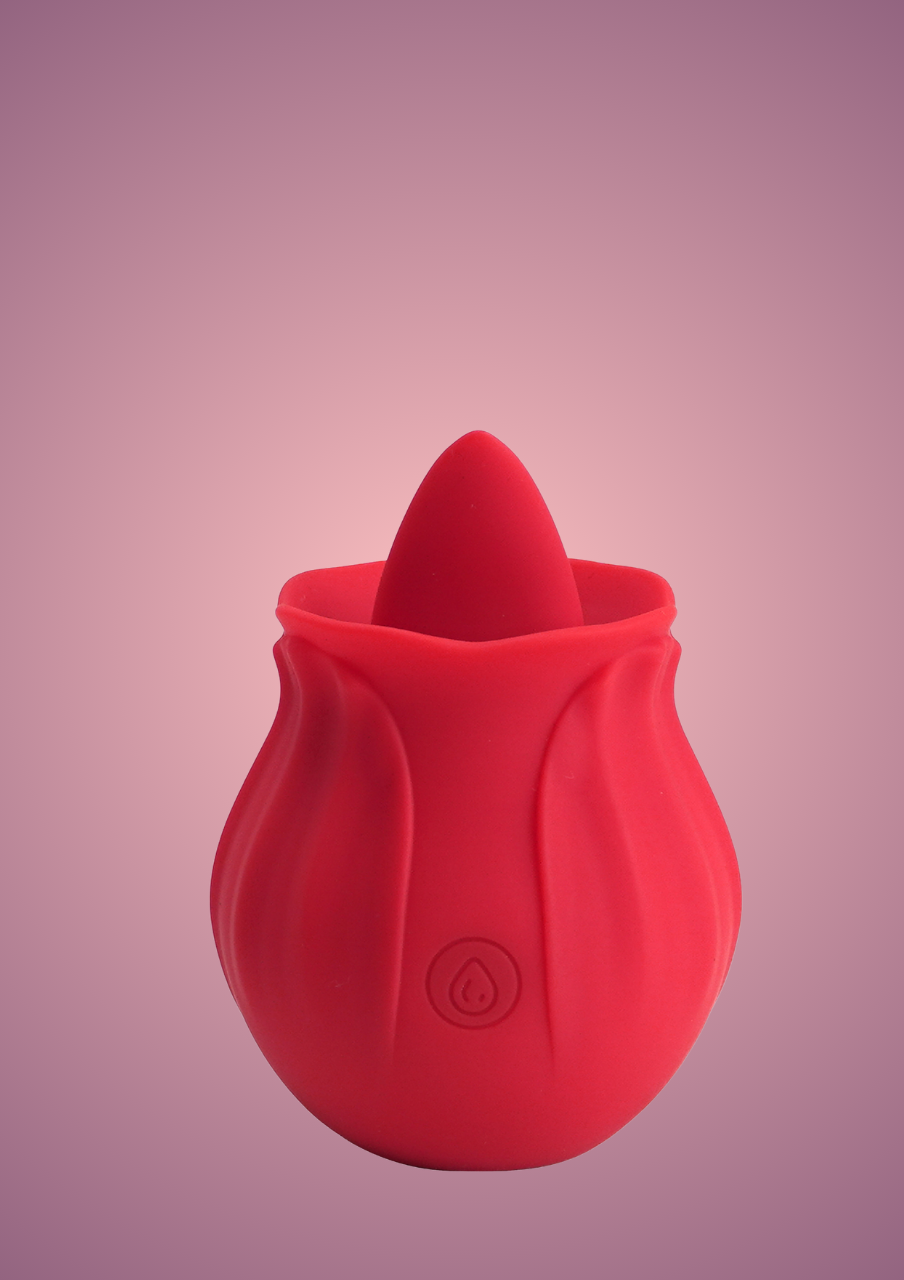 Rose Vibrator Licking Device | 10 Licking Modes